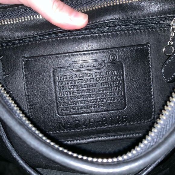 Vintage Coach Legacy Black Crossbody Bag EUC - Picture 4 of 8